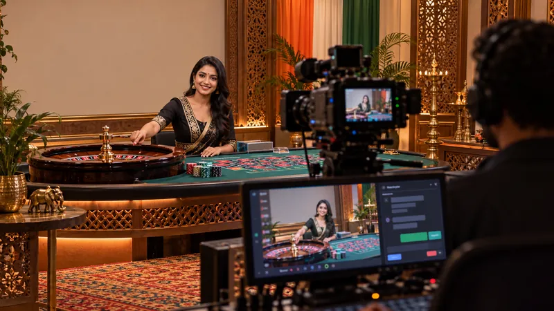 Live dealer room at Coldbet with roulette, blackjack and baccarat tables